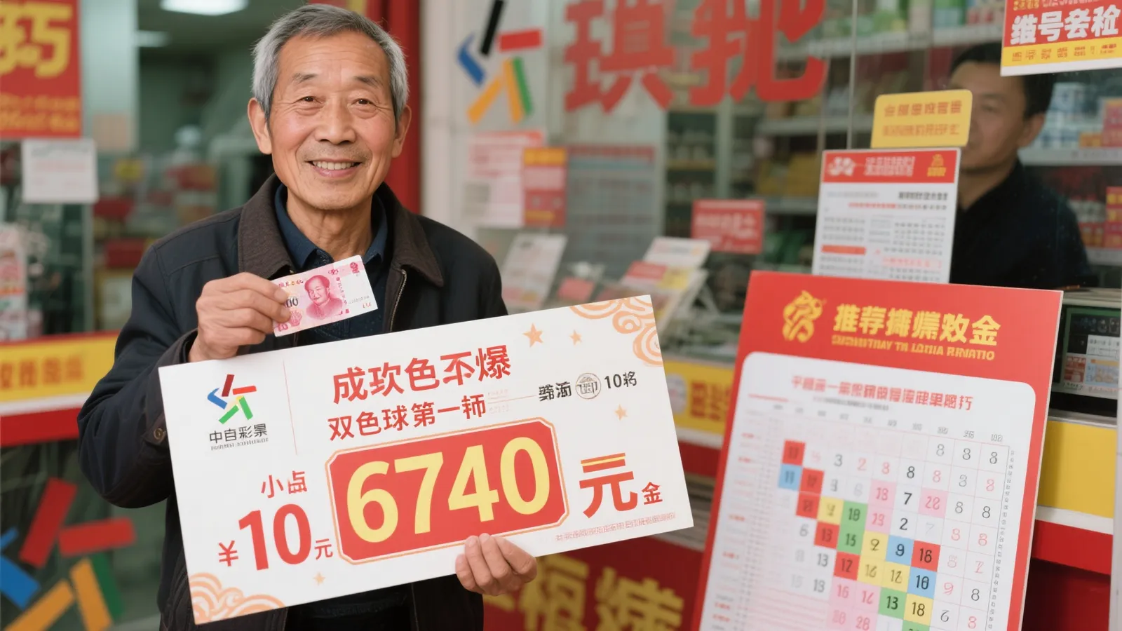 老彩民10元击中双色球674万 选号秘诀离不开走势图