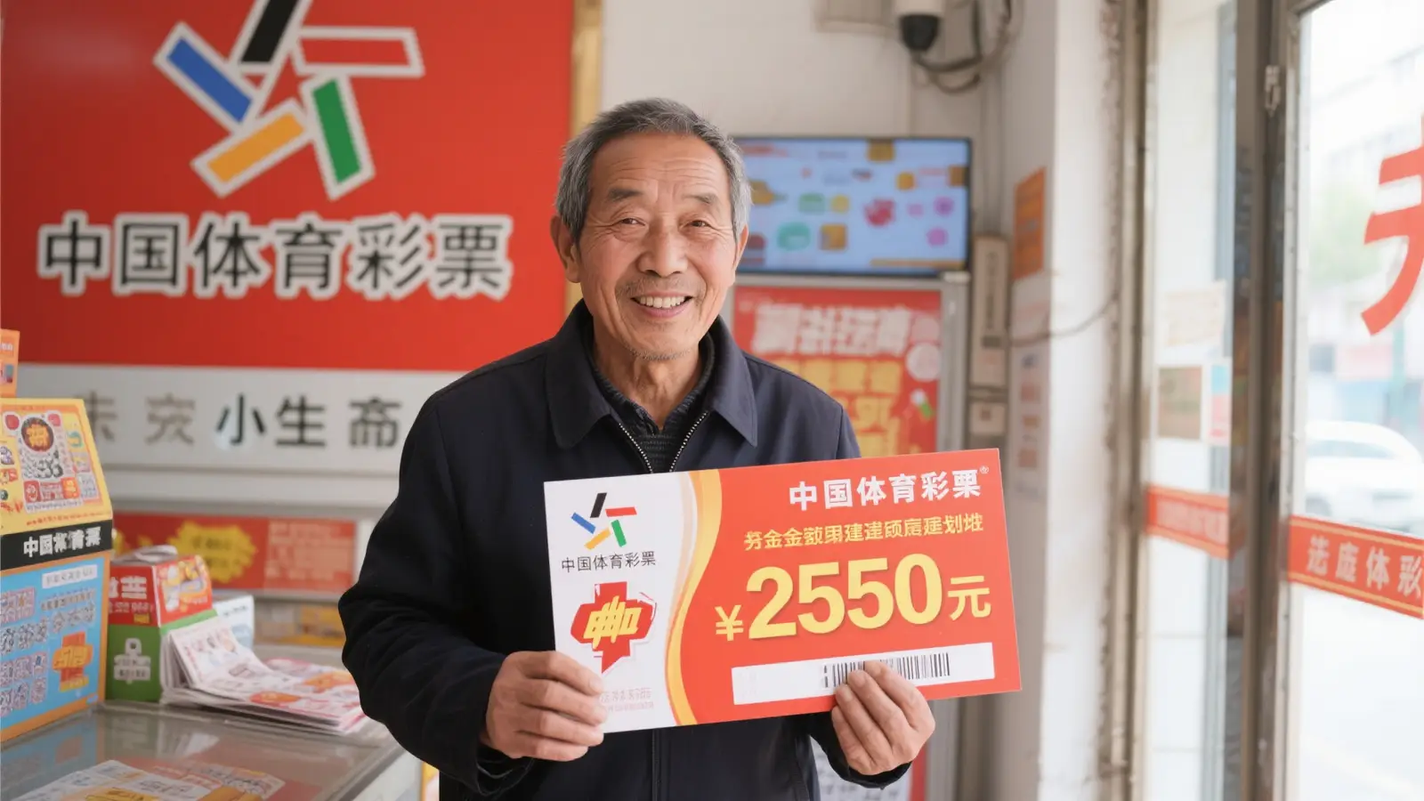 老彩民机选再揽体彩255万 多年曾获百万大奖