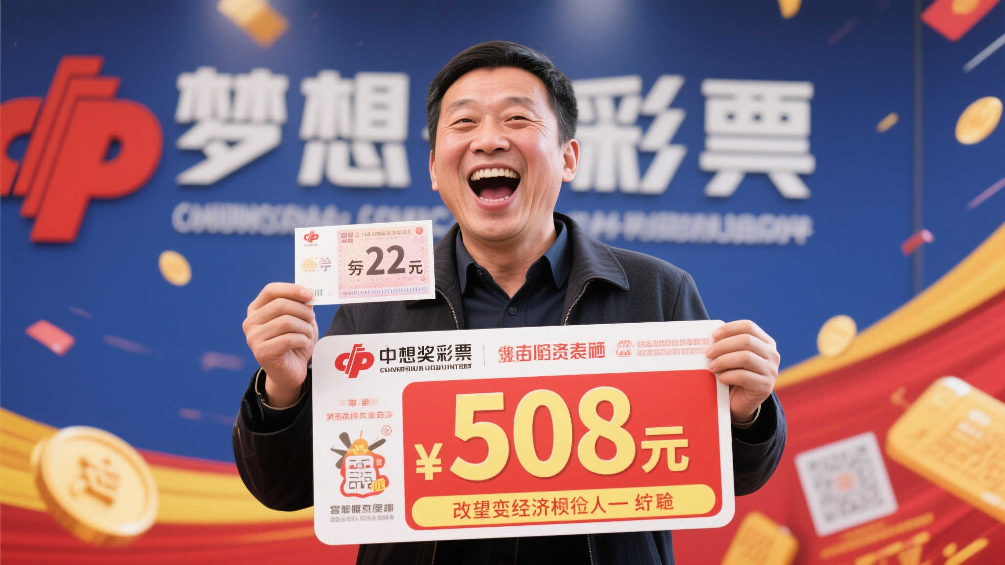 商人仅花22元中福彩508万，激动整夜无眠