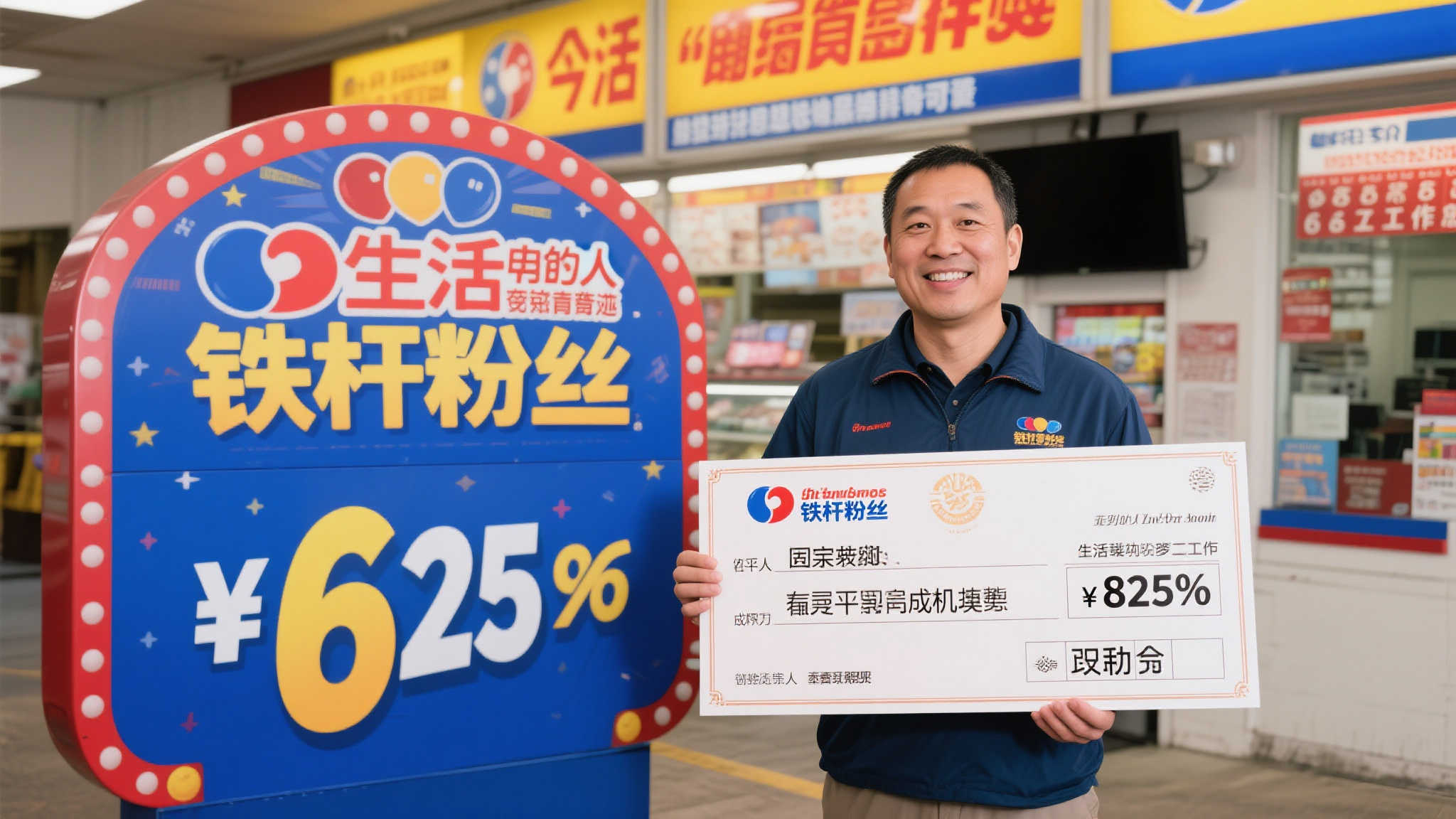 铁杆彩民坚持机选6年终获双色球825万大奖，仍将脚踏实地工作